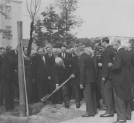 Uroczystość otwarcia Instytutu Radowego im. Marii Skłodowskiej-Curie przy ul. Wawelskiej w Warszawie, 29.05.1932 r.