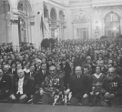 Akademia ku czci marszałka Józefa Piłsudskiego zorganizowana przez członków Związku Polskiej Młodzieży Demokratycznej, Warszawa lata 1927-1939.