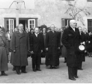 Uroczystość poświęcenia nowego osiedla Towarzystwa Przyjaciół Dzieci Ulicy w Warszawie z udziałem prezydenta RP Ignacego Mościckiego, 20.10.1938 r.
