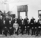 Członkowie rządu premiera Walerego Sławka z wizytą u prezydenta RP Ignacego Mościckiego w dniu utworzenia gabinetu 29.03.1930 r.