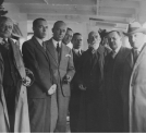 Michał Sokolnicki poseł nadzwyczajny i minister pełnomocny Polski w Danii, na pokładzie statku "Pułaski" w 1932 roku.