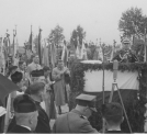 Uroczystość odsłonięcia pomnika księdza Ignacego Skorupki w Ossowie podczas Święta Pułkowego 36. pułku piechoty Legii Akademickiej,  4.06.1939 r.