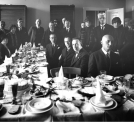Uroczystość otwarcia nowego gmachu Kasy Chorych w Krakowie w grudniu 1927 roku.