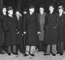Powrót delegacji polskiej z XIII Sesji Zgromadzenia Ligi Narodów w październiku 1932 roku.