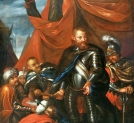 "Portret Stanisława Lubomirskiego w obozie pod Chocimiem w 1621 roku."