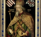 "Portret cesarz Zygmunta"  Albrechta Dürera.