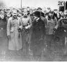 Powitanie J. Piłsudskiego na Dworcu Wileńskim w Warszawie po przybyciu z Krakowa 12.12.1916 r.