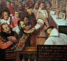 "Kazimierz IV Jagiellończyk wraz z synami przyjmuje komunię na Jasnej Górze w roku 1477" .