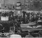 Uroczystości pogrzebowe Michała Drzymały w Miasteczku 29.04.1937 roku.