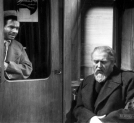 Jacek Woszczerowicz i Kazimierz Junosza-Stępowski w filmie Michała Waszyńskiego "Profesor Wilczur" z 1938 roku.