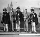 Zespół regionalny ze Spisza podczas pobytu w Krakowie w październiku 1929 roku.