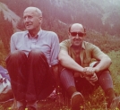 Jan SWtrzelecki ze sowim bratem ciotecznym Maciejem Robakiewiczem na wycieczce w Tatrach w czerwcu 1988 roku
