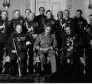 Wycieczka przedstawicieli estońskiej organizacji Kaitseliit w Warszawie w styczniu 1933 r.