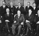 Prezydium BBWR z wizytą u marszałka Senatu Juliana Szymańskiego w 1929 r.