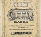 "50 lat : mazur" Leopolda Lewandowskiego.