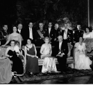Polska delegacja na koronację króla Wielkiej Brytanii Jerzego VI na obiedzie wydanym przez ambasadora Wielkiej Brytanii w Polsce Howarda Kennarda 5.05.1936 r.