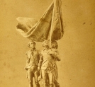 Projekt pomnika La Fayette`a, Waszyngtona i Kościuszki autorstwa Teofila Lenartowicza.