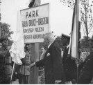 Uroczystość otwarcia parku im. generała Orlicz-Dreszera na Mokotowie w Warszawie 26.06.1938 r.