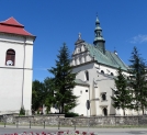 Kościół św. Jana Ewangelisty w Pińczowie, którego  fundatorem był biskup krakowski Zbigniew Oleśnicki.