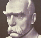 "Biust marszałka Piłsudskiego" Edwarda Wittiga.