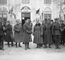 Poświęcenie koszar im. gen. Józefa Bema przy ulicy 29 Listopada w Warszawie  4.04.1925 r.