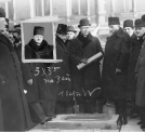Poświęcenie kamienia węgielnego pod budowę Państwowego Banku Rolnego w Warszawie 20.01.1927 r.