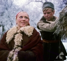 Scena z serialu Jana Rybkowskiego "Chłopi" z 1973 r.