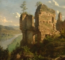 "Ruiny zamku w Sobieniu" Andrzeja Grabowskiego.