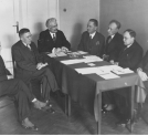 Posiedzenie jury państwowej nagrody muzycznej za 1934 rok w Warszawie.