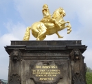 Złoty Jeździec w Dreźnie.