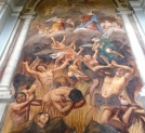 Jeden z fresków z kościoła Wniebowzięcia Najświętszej Marii Panny w Węgrowie.