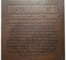 Tablica ku czci Gen. Stanisława Rostworowskiego w Katedrze Polowej WP w Warszawie.