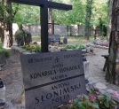 Grób Antoniego Słonimskiego na cmentarzu Zakładu dla Niewidomych w Laskach pod Warszawą.