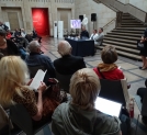 Konferencja prasowa przed wystawą "Na jednej strunie: Malczewski i Słowacki" w Muzeum Narodowym w Warszawie.
