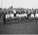 Drużyna Polski przed meczem piłki nożnej z Turcją we Lwowie 12.09.1926 r.