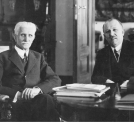 Profesor Kazimierz Bartel podczas wizyty u marszałka Sejmu Ignacego Daszyńskiego w 1929 r.