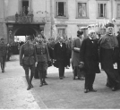 Członkowie Rady Regencyjnej: Józef Ostrowski, arcybiskup Aleksander Kakowski i książę Zdzisław Lubomirski przed intromisją 27.10.1917 r.
