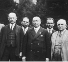 Polska drużyna na olimpiadzie szachowej o Puchar Hamiltona-Russela w Hamburgu w lipcu 1930 r.