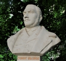 Popiersie Zygmunta Krasińskiego z jego pomnika w parku Jordana w Krakowie.