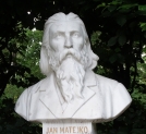 Popiersie Jana Matejki z jego pomnika w parku Jordana w Krakowie.