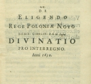 Strona tytułowa rozprawy Dobiesława Cieklińskiego, wydanej w Rzymie w roku 1633.
