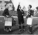 Mecz piłki nożnej Czechosłowacja - Francja w Pradze w 1934 r.