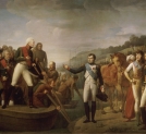 "Pożegnanie Napoleona i Aleksandra I po zawarciu pokoju w Tylży (9 lipsca 1807)" Gioacchino Giuseppe Serangeliego.