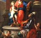 "Dziewica Maria z Jezusem i św. Jerzym" Martino Altomonte.