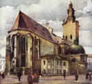 "Lwów, plac Kapitulny" Odo Dobrowolskiego.