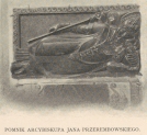 Nagrobek Prymasa Jana Przerembskiego w katedrze w Łowiczu.