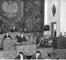 Posiedzenie Sejmu Śląskiego z okazji wprowadzenia czterech posłów ze Śląska Zaolziańskiego 27.10.1938 r.