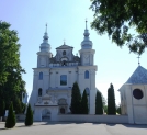 Barokowy kościół Świętych Apostołów Piotra i Andrzeja w Jedlińsku.