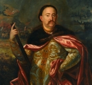 "Portret Jana III na tle bitwy".