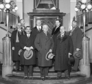 Wizyta przedstawicieli zagranicznych organizacji budowlanych w siedzibie IKC-a w Krakowie w marcu 1930 r.